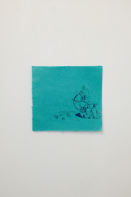 , 2014, Ink on paper, 24 x 25,7 cm, , unique artwork