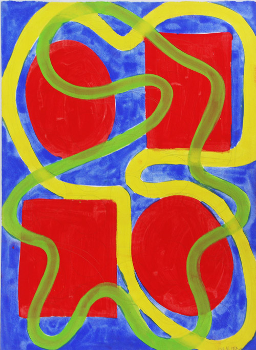 , 2002, gouache and pencil on paper, 65 x 50 cm, , unique artwork