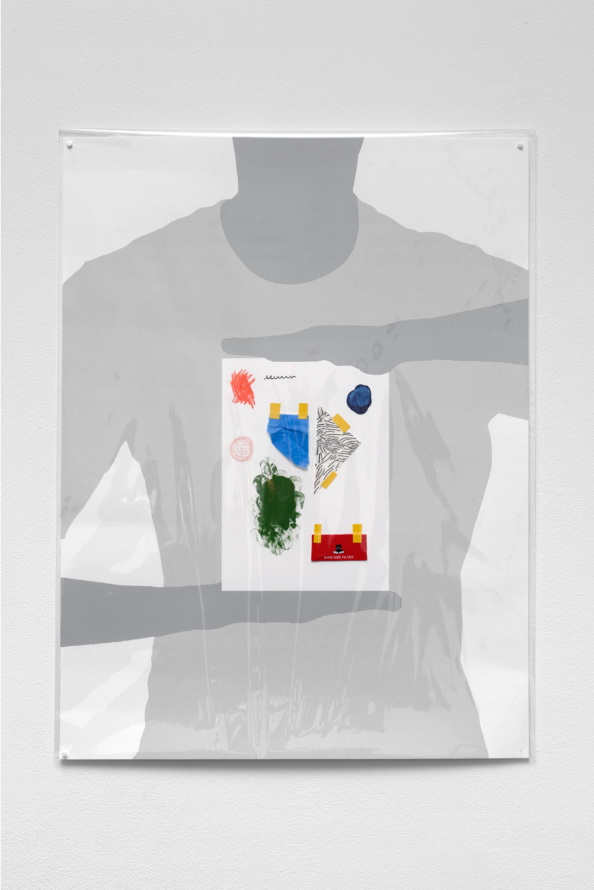 , 2016, Silkscreen and mixed media on paper, 61,5 x 47 cm, , unique artwork, Photo: Aurélien Mole