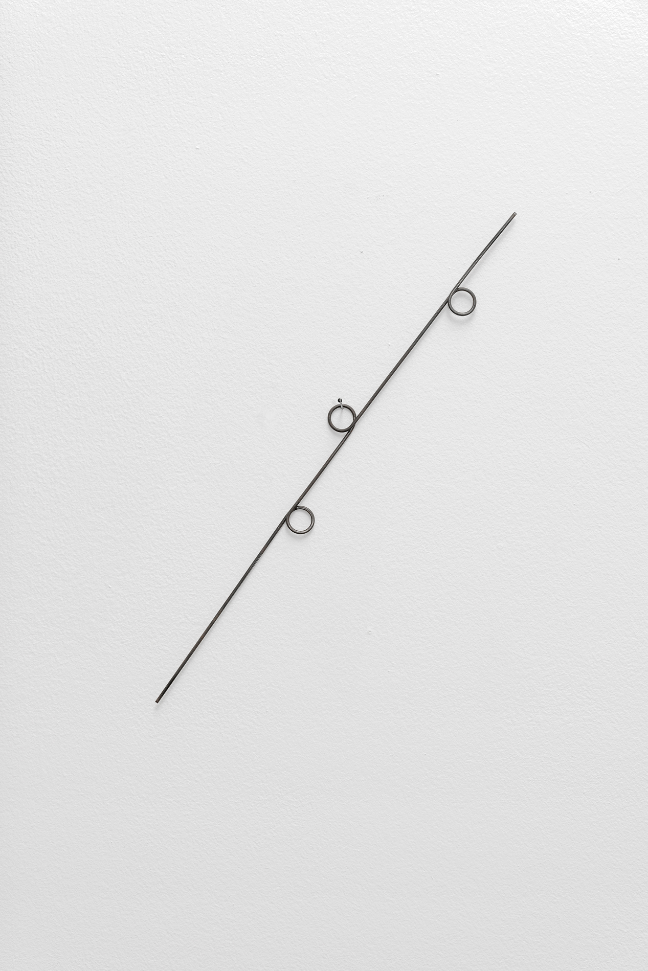 , 2017, Annealed steel, 28,6 x 1,5 x 0,2 cm, , unique artwork, Photo: Aurélien Mole