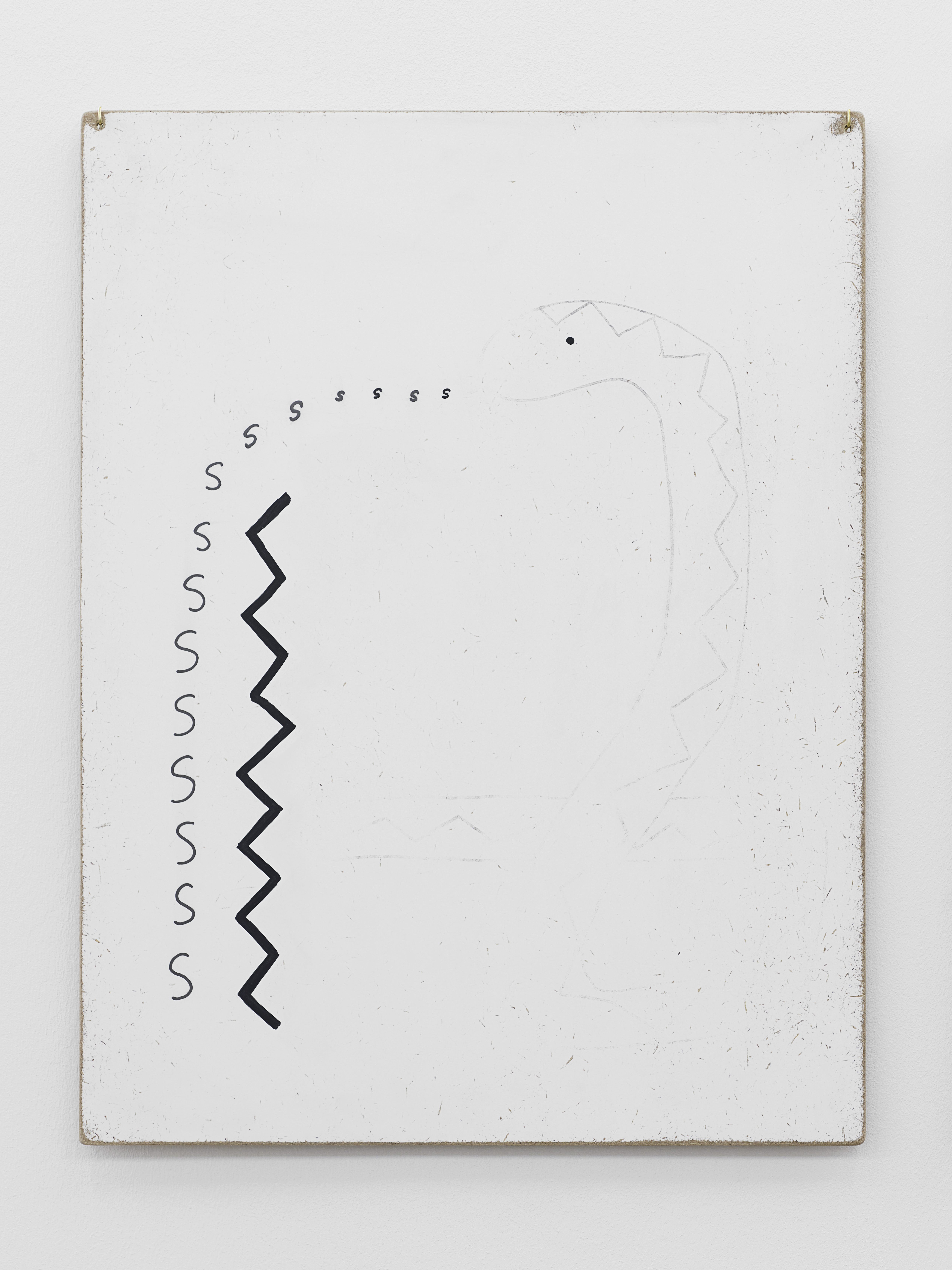 , 2013, MDF, Acrylic Paint, Ink, Brass, 80 × 60 cm, 